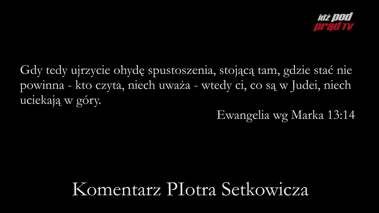 Archiwum: BIBLIA NA CO DZIEŃ: Ewangelia Marka #13 cz.1