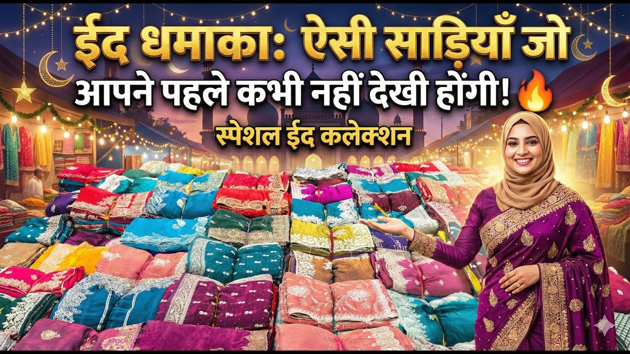 ईद धमाका: ऐसी साड़ियाँ जो आपने पहले कभी नही देखी होगी! 🔥 #EidDhamaka  #EidSpecial #ramadancollection