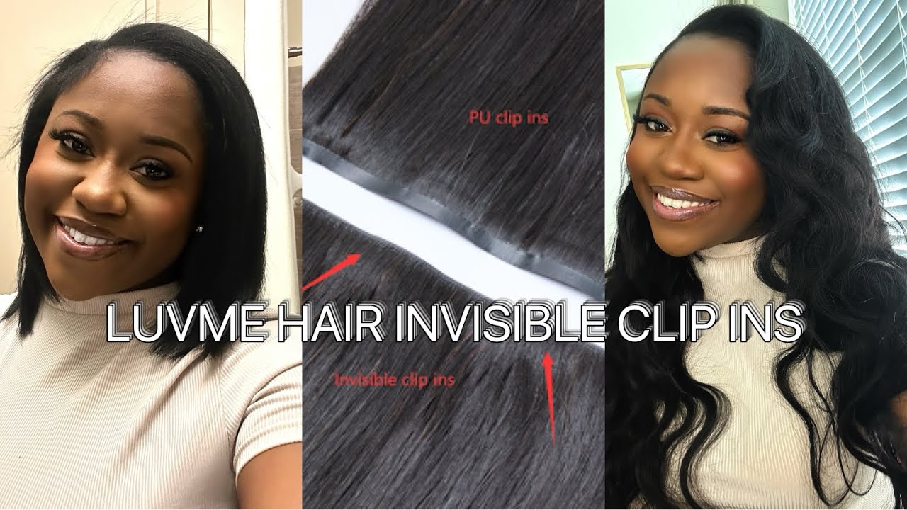 Luvme Hair Invisible Clip-Ins Install | Seamless & Natural Look Tutorial