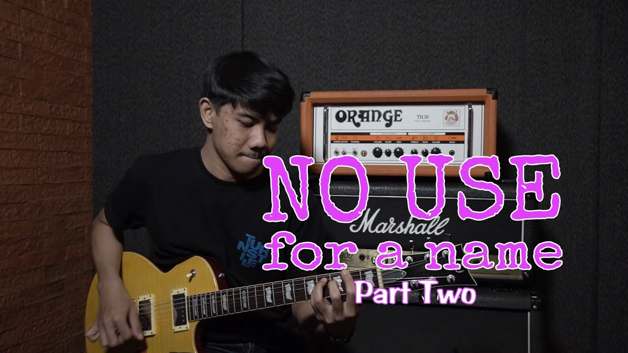 No Use For a Name - Part Two (Guitar Cover) At Benji Studio
