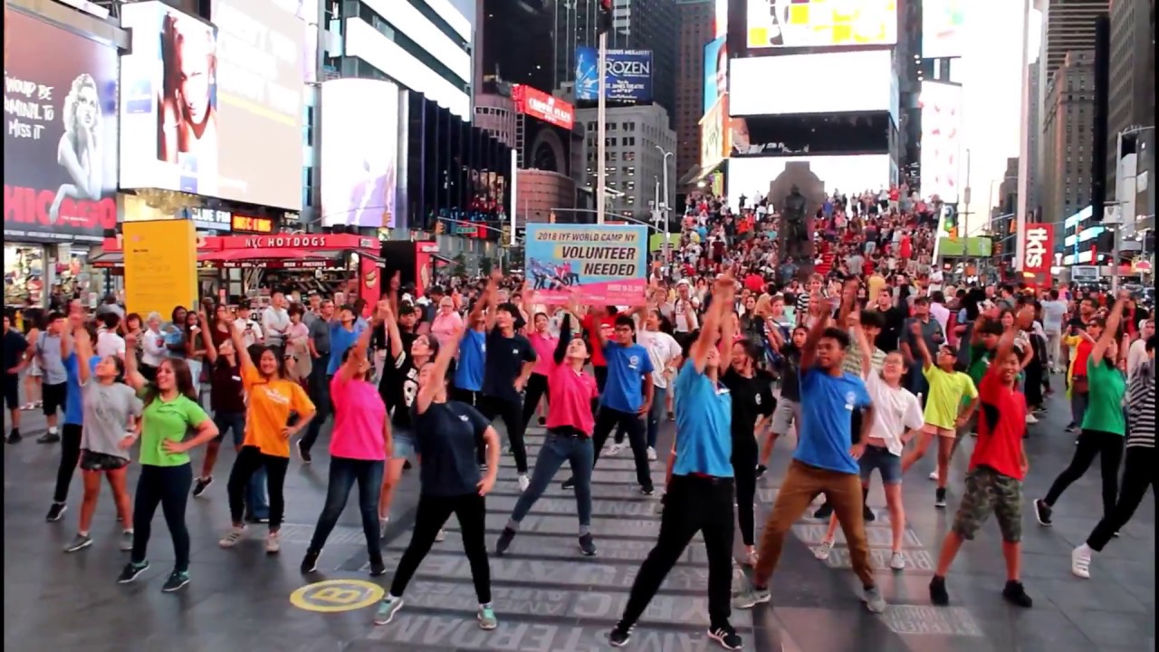 2018 IYF Manhattan Flashmob #2: Times Square NYC
