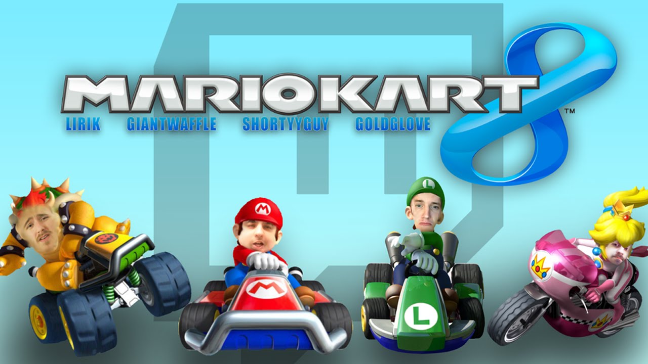 GOLDY vs LIRIK & THE F**K BOYS (Mario Kart 8)