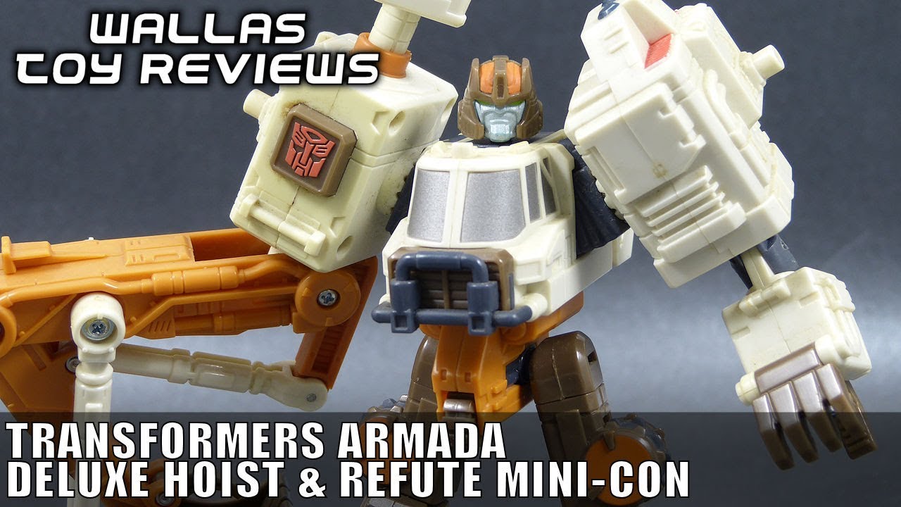 Deluxe HOIST w/ REFUTE Mini-Con - Transformers Armada toy review