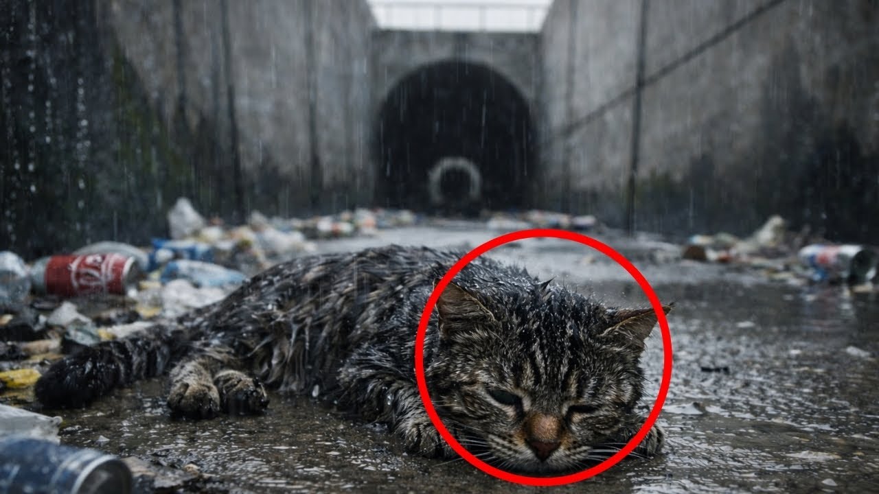A Shivering Cat Was Spotted by a Child… Firefighters Rushed Into Action!