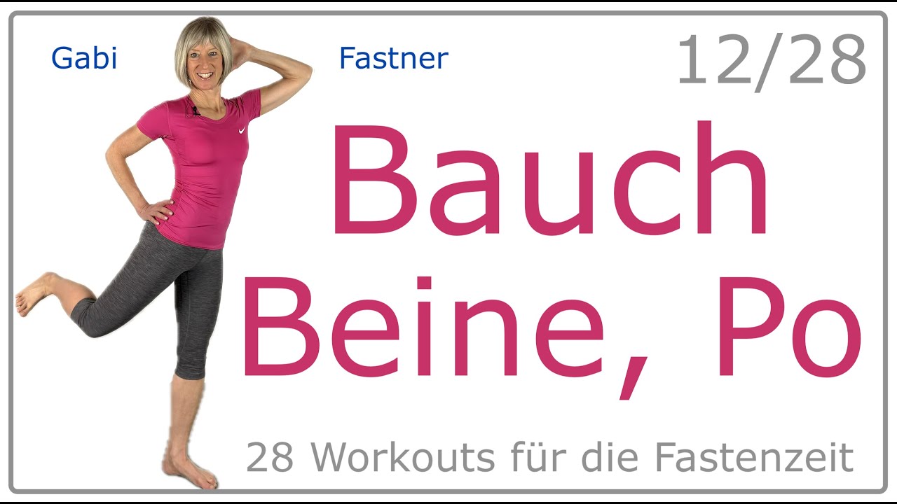 12/28📌33 min. Bauch, Beine, Po formen und straffen, Workout ohne Geräte