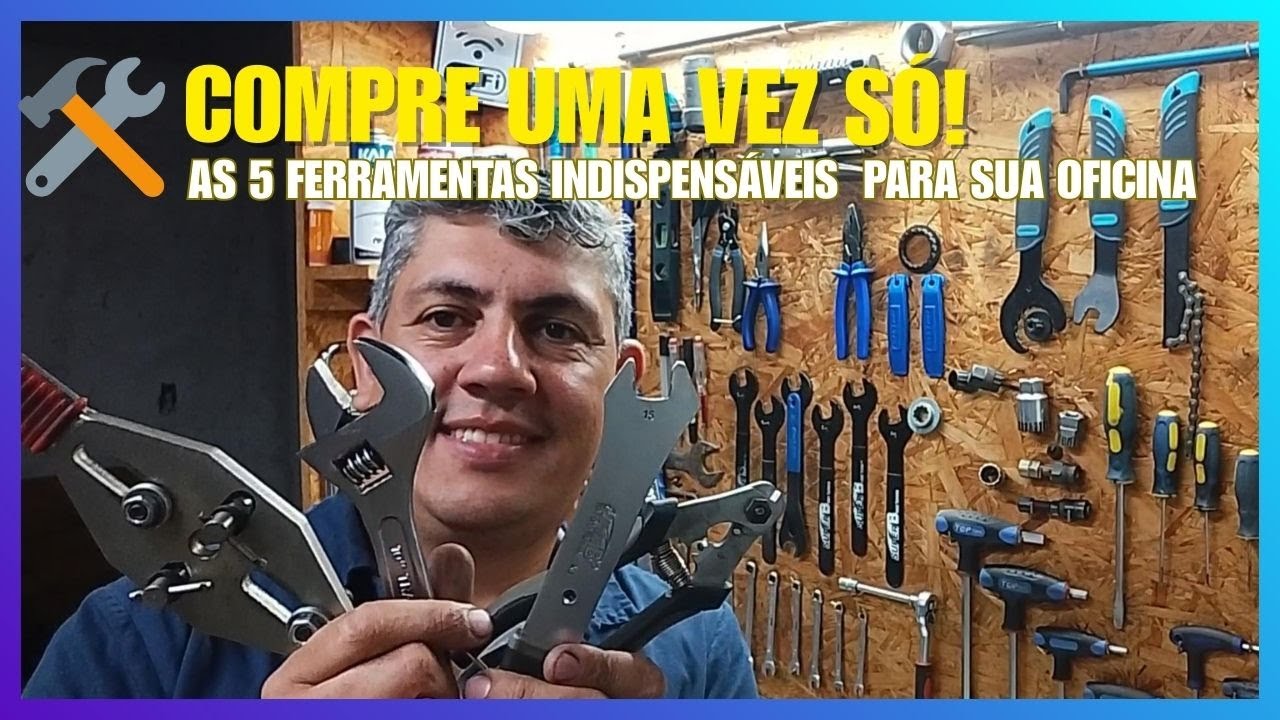 🛠️ As 5 Ferramentas INDISPENSÁVEIS para Manutenção de Bike (Investimento Único!)