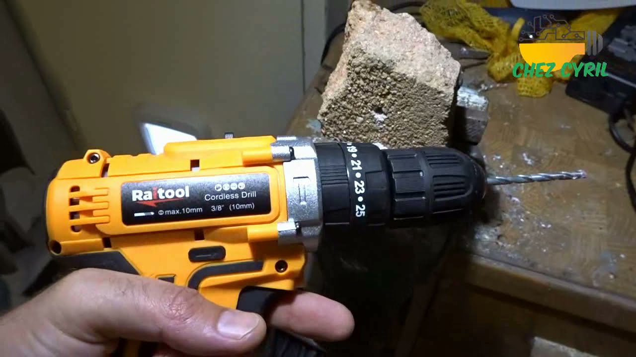 RaiTool 48Vf : Une chouette perceuse, visseuse et percussion avec batterie(s)  Li-Ion 19V 2Ah