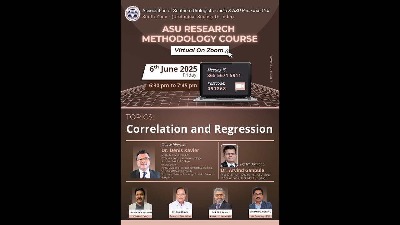 ASU WEBINAR ON RESEARCH METHODOLOGY