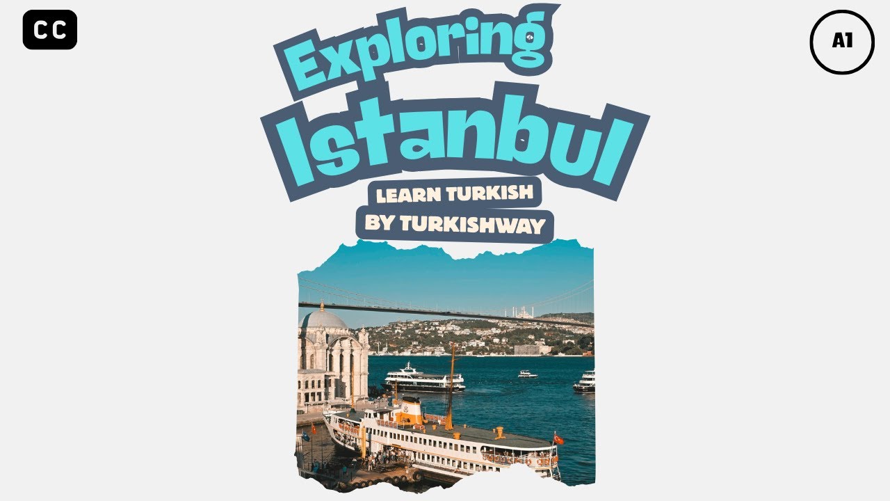 Turkish Listening Practice 🇹🇷 | Slow Walk in Istanbul for Beginners | Exploring Istanbul