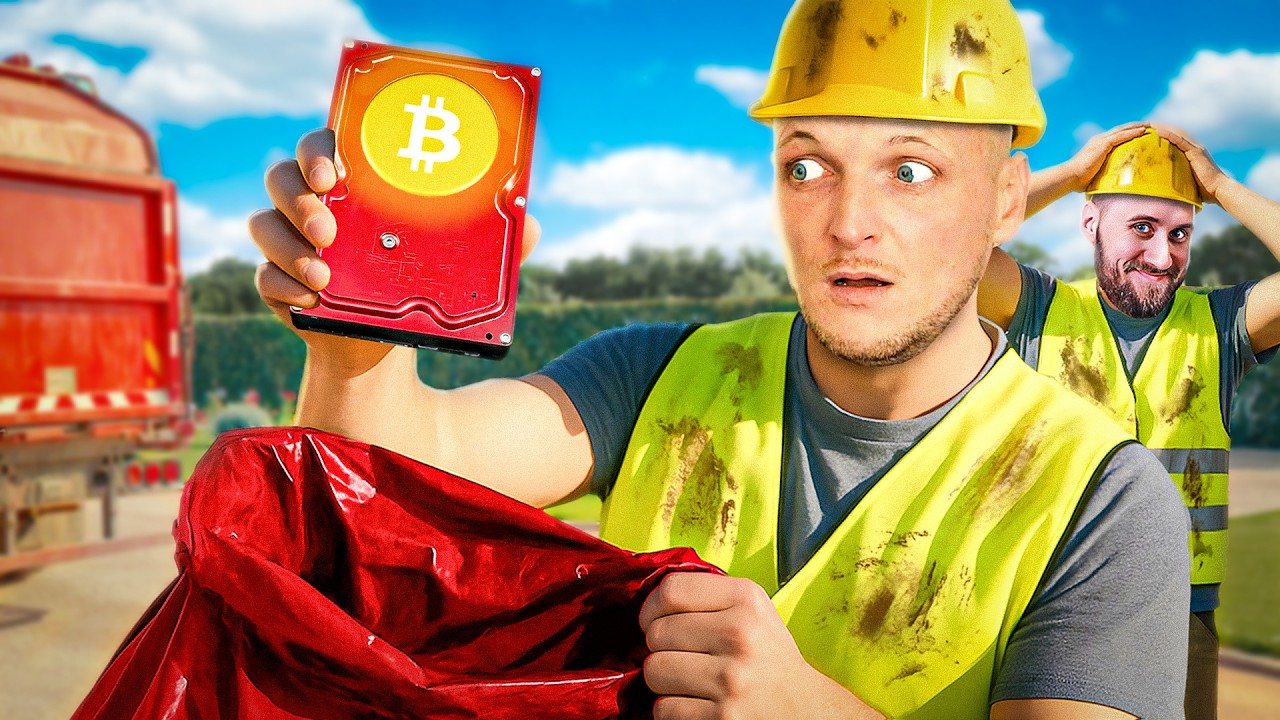 Auf der Suche nach 8000 Bitcoins im M&uuml;ll