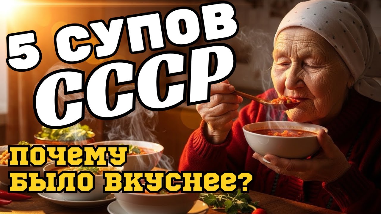 Супы из детства: 5 легендарных рецептов СССР, которые мы готовим до сих пор.