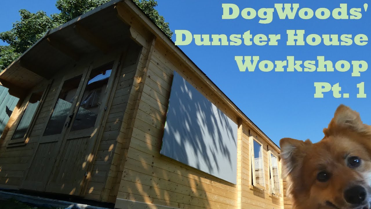 Building a Back Garden Workshop from a Dunster House Log Cabin - Part 1: Foundation & Exterior