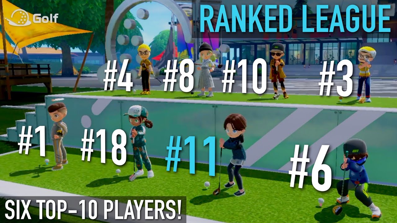 Facing a STACKED Lobby in the Ranked Switch Sports Golf League!