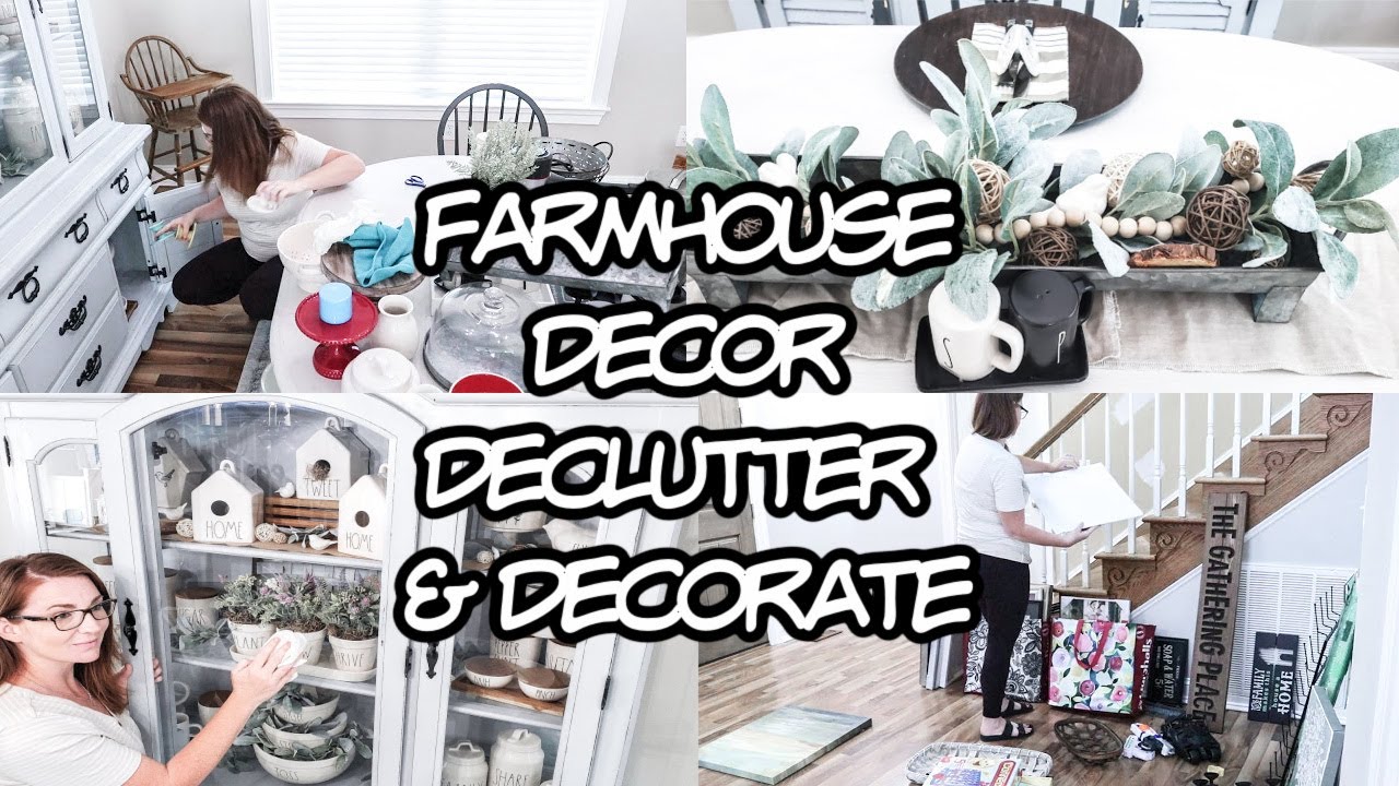 New House Deep Clean Declutter & Decorate #WithMe 2020 Cleaning Motivation | Farmhouse Decor Ideas