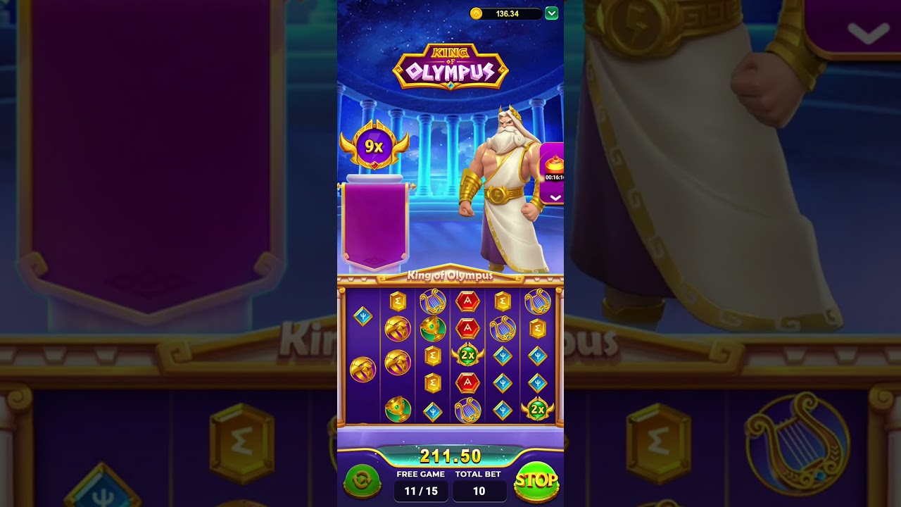 YONO GAMES | KING OF OLYMPUS | 15 FREE SPIN 🎰 #slot #gameapplication