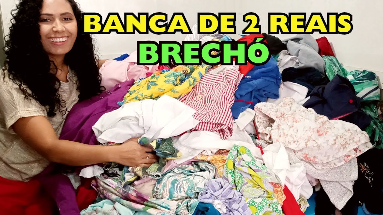 BRECHÓ DE 2 REAIS l GARIMPANDO NO BAZAR DE ROUPAS USADAS EM NOVA SERRANA-MG