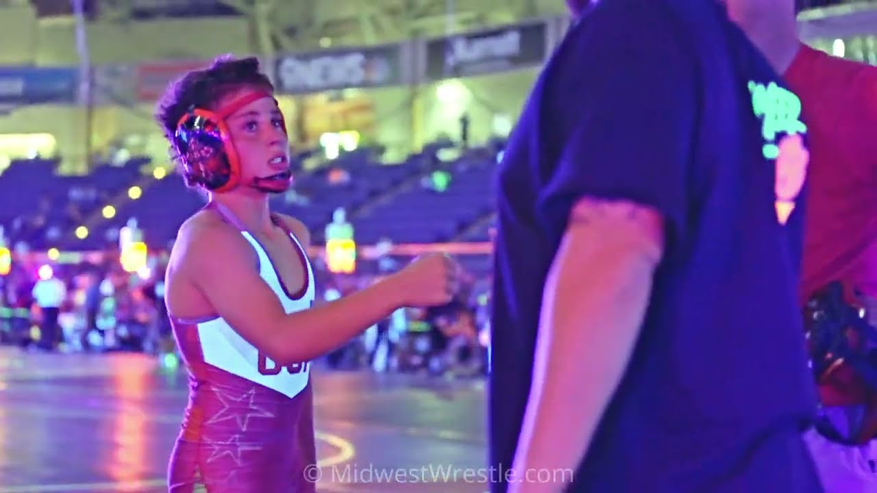 106 12U – Gage Spurgeon {G} of Hammer Time Academy vs. Riker Ohearon {R} of Champions Wrestling Club