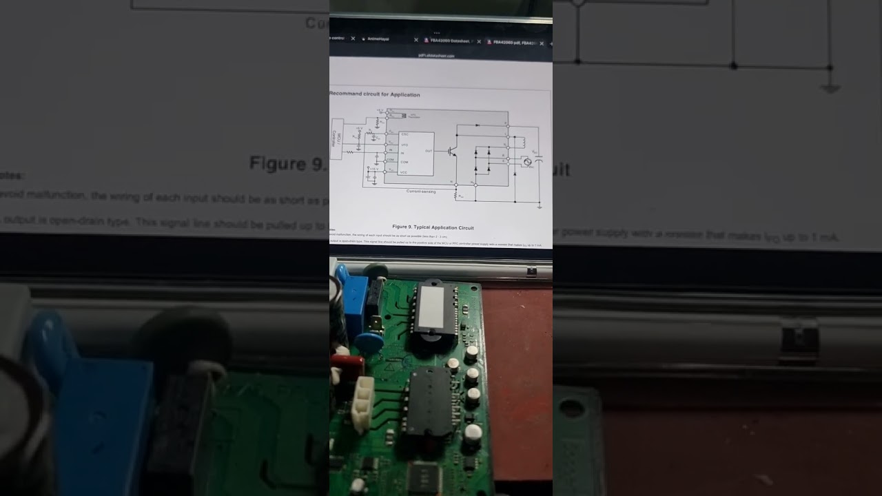 IC pfc Samsung inverter การทำงานและการตัวเชคเรียนซ่อมบอร์ดแอร์ line id montamq