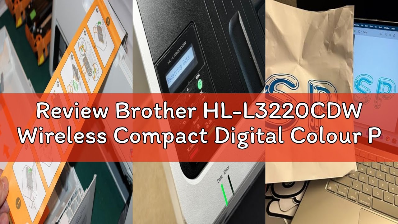 Review Brother HL-L3220CDW Wireless Compact Digital Colour Printer with Laser Quality, Duplex and Mo