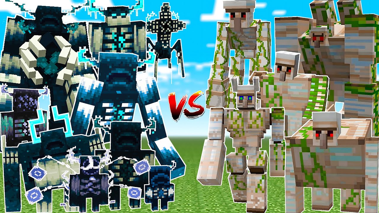 ALL WARDENS vs ALL IRON GOLEMS! P2