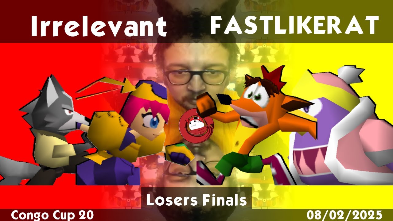 [Congo Cup 20] Irrelevant (Marina/Wolf) vs FASTLIKERAT (Crash/DDD) [Losers Finals]