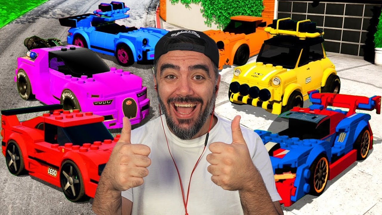 GTA 5 DE BÜTÜN ARABALAR LEGO OLDU - GTA 5 MODS