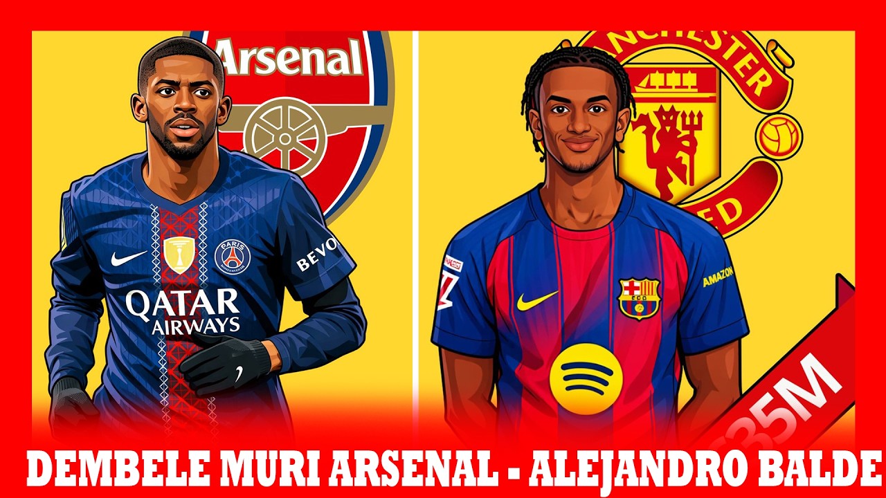 ARSENAL KURI DEMBELE! MAN UNITED IRASHAKA BALDE WA BARCA? SANCHO K'UBUNTU! RASHFORD KURI £26M