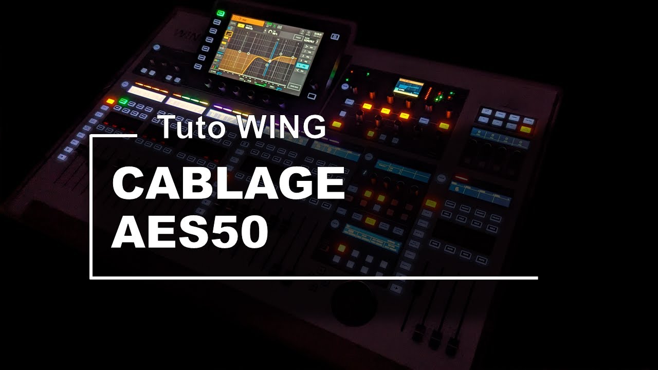 [FR] C&acirc;blage AES50 (Wing Rack + X32 + S16)