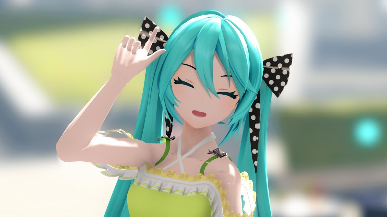 【MMD】金曜日のおはよう【YYB式改変初音ミク】