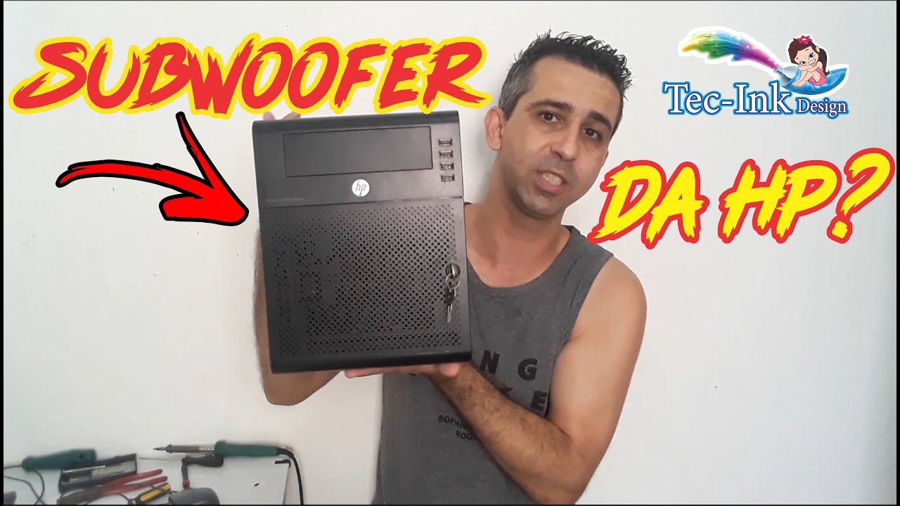 Computador Servidor HP Proliant Microserver G7 HSTNS-5151 Parece Até Uma Caixa De Som Subwoofer Show