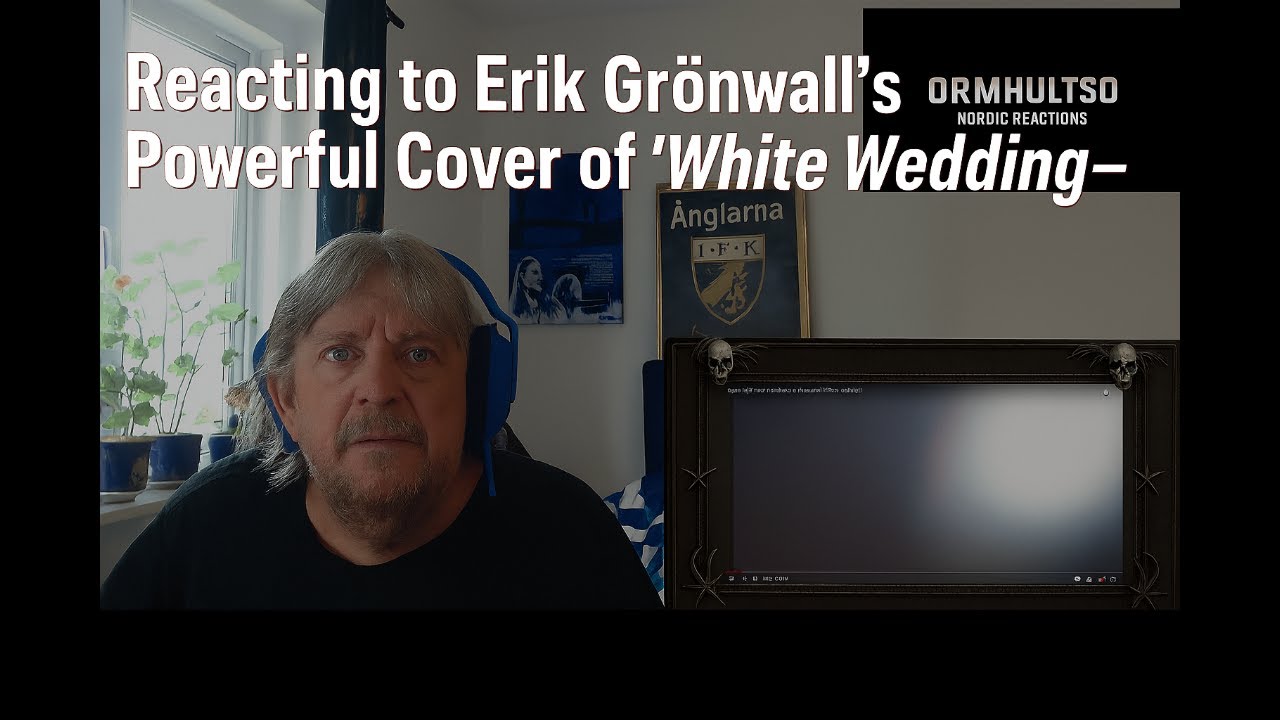 Reacting to Erik Grönwall's Powerful Cover of 'White Wedding (english subs)