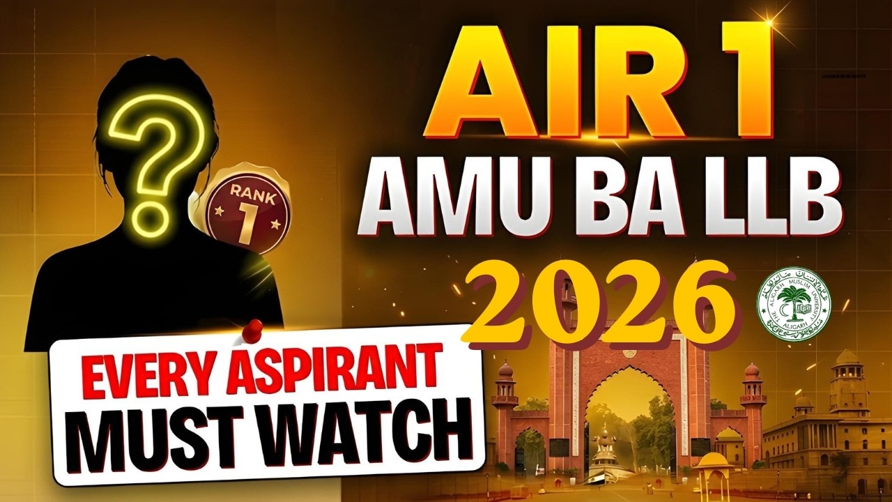 AIR 1! AMU BA LLB 2026 Results & Toppers | Legit Prep #legitprep #amuballb2026result