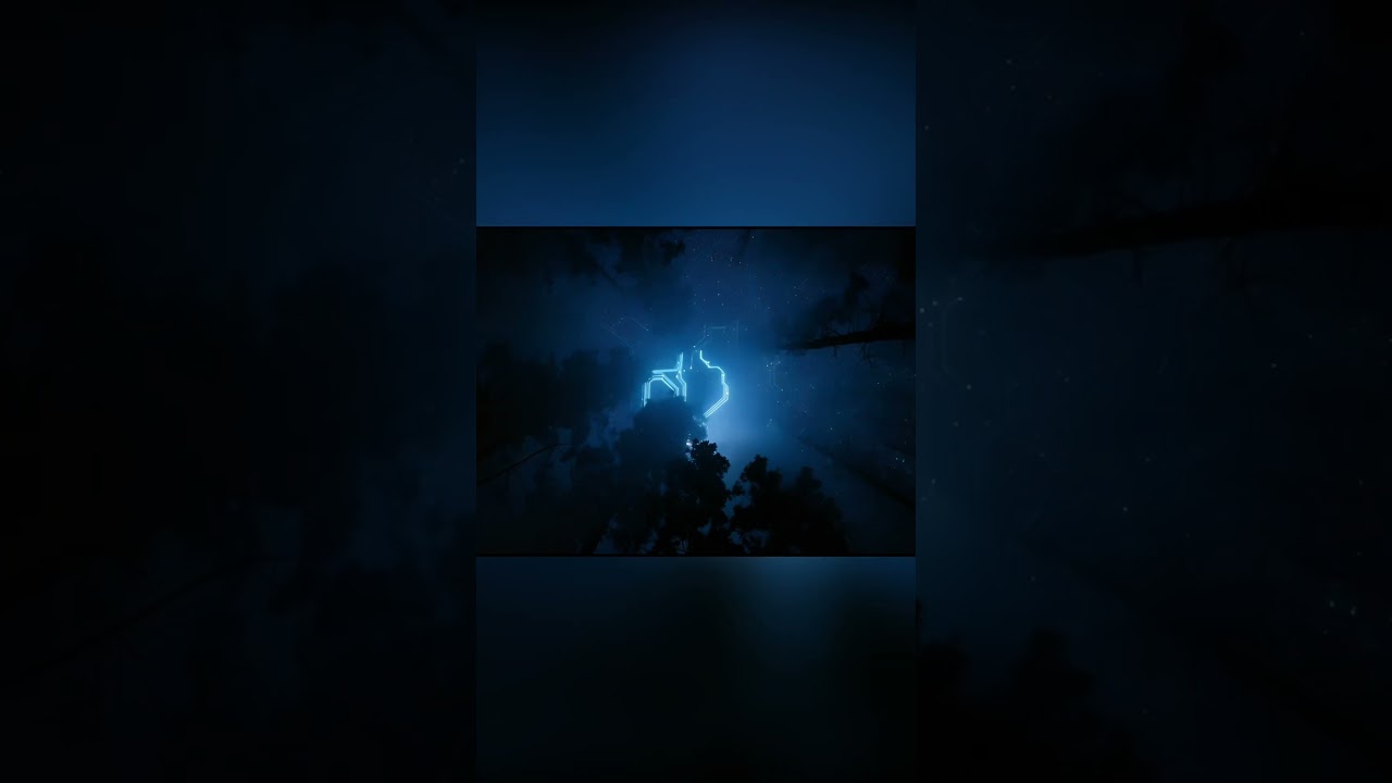 Futuristic Forest  AI, Circuitry, and Ethereal Mist