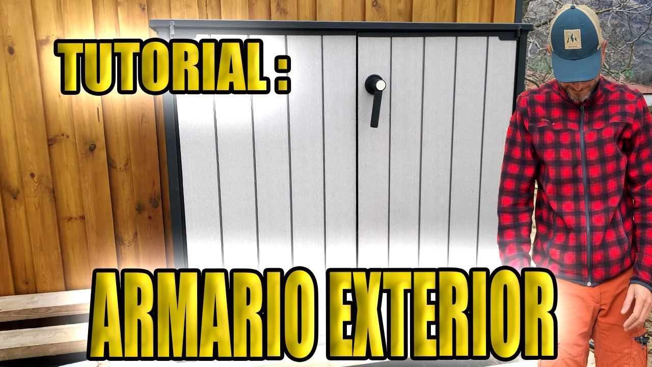 ARMARIO RESINA EXTERIOR KETER PATIO-STORAGE (TUTORIAL) !! Casa de madera