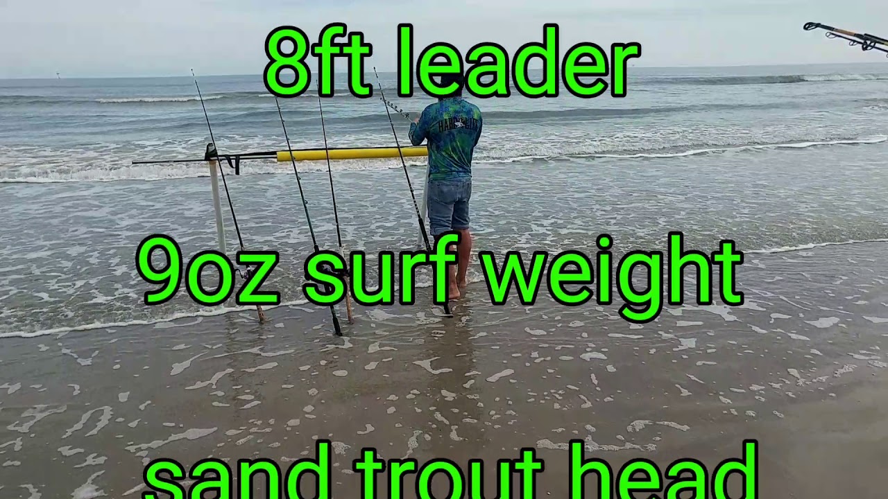 AMAZING FISHING SKILLS to set up cut bait casting for surf fishing