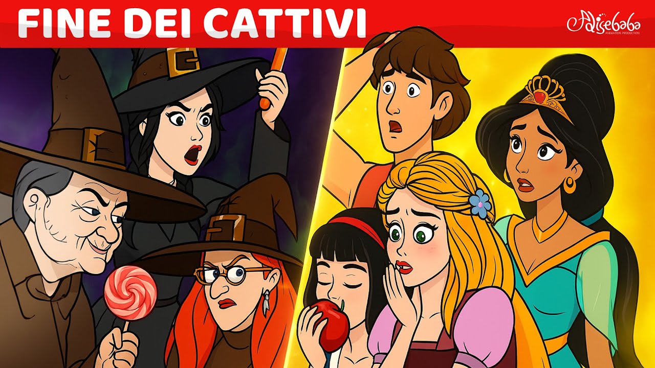 Il Sorprendente Finale dei Cattivi delle Fiabe 😱✨ Storie Per Bambini Cartoni Animati