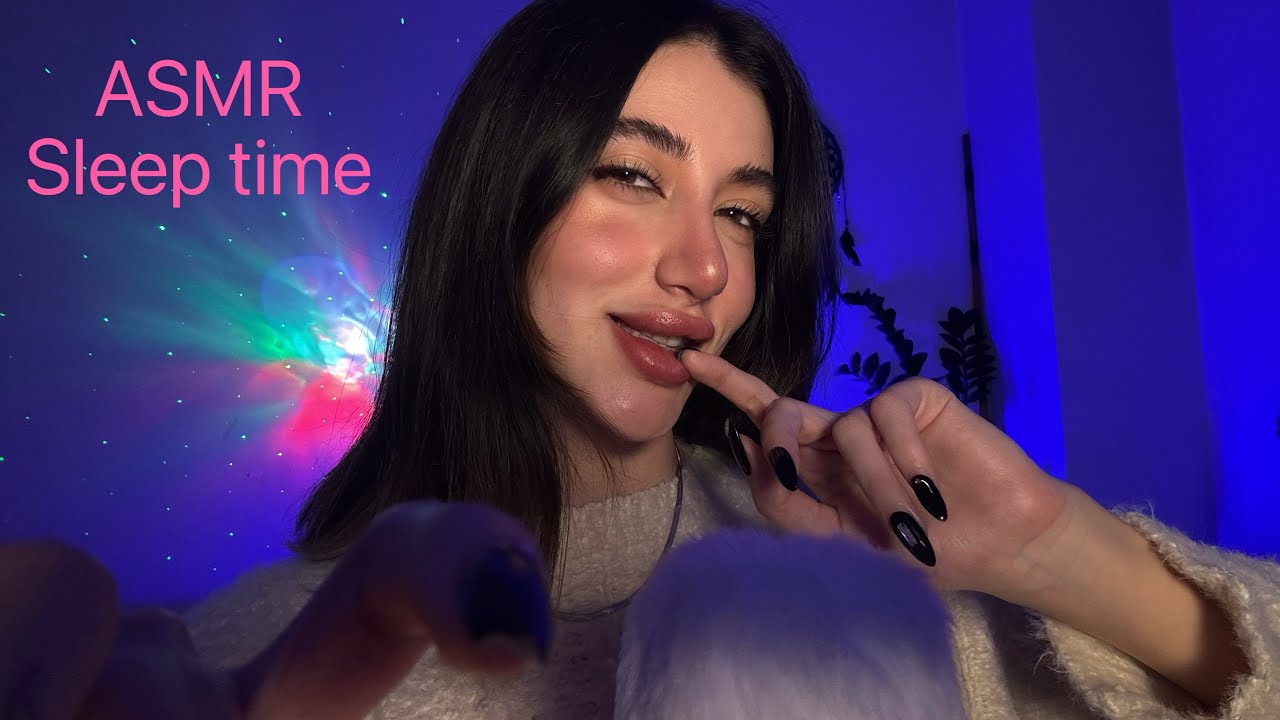 ASMR/ Spit Painting … sleepy moments🩵🤍