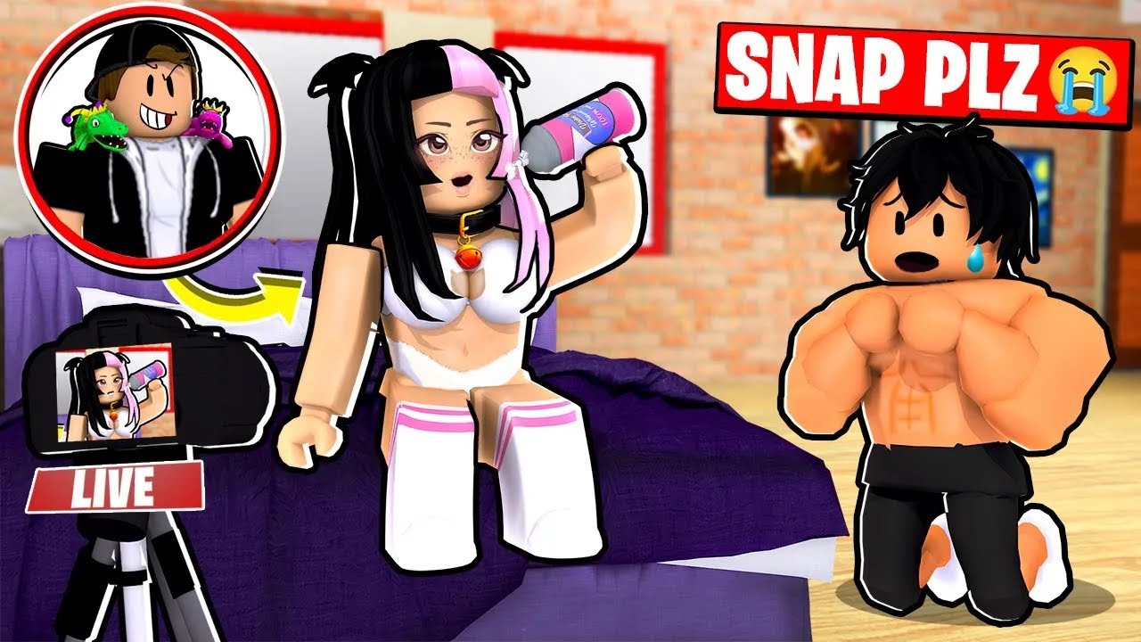 I Pretended To Be a SUS E-GIRL in roblox