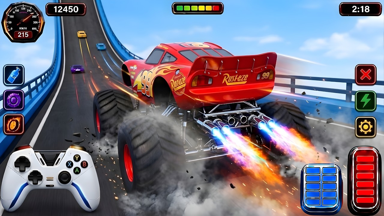 🔥 Monster Truck Mega Ramp Racing 2026 🚛 Impossible Stunts, Extreme Crashes & Epic Gameplay#Part4