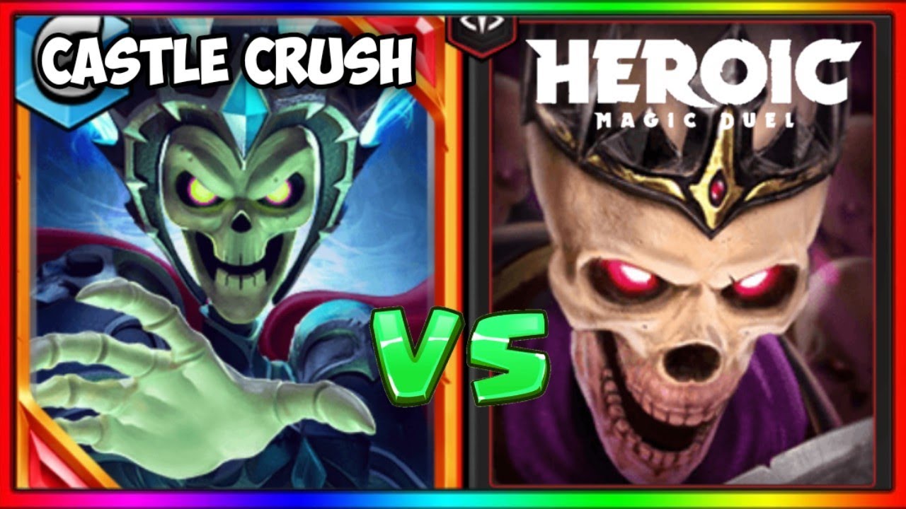 Castle Crush Vs Heroic Magic Duel All Card's Comparison!