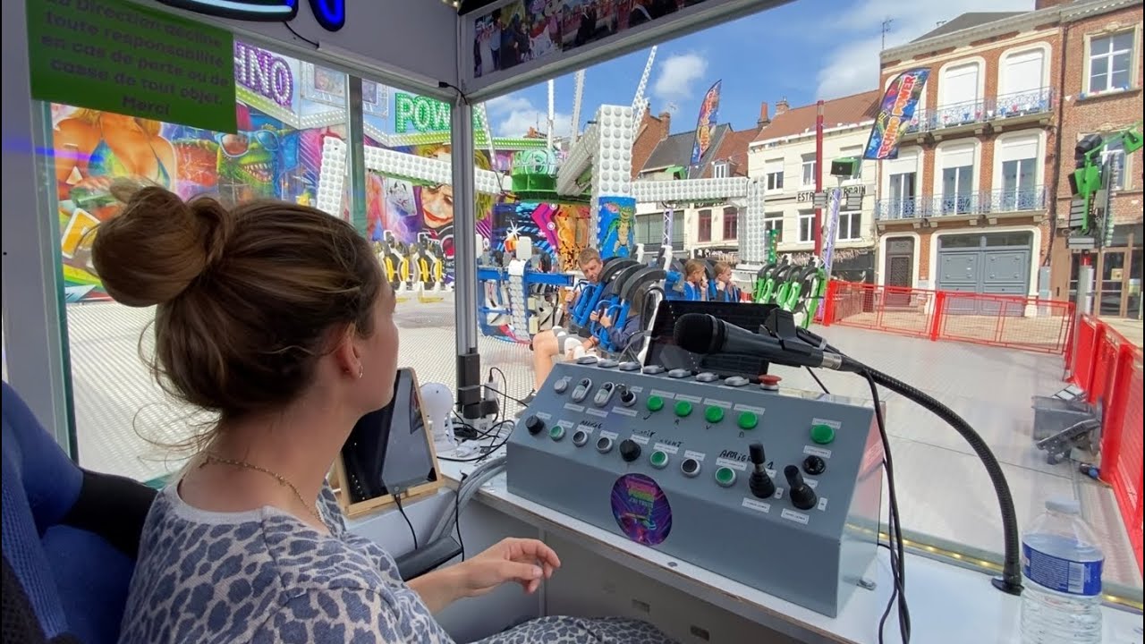 TECHNO POWER [DELIERE] - VUE DE LA CAISSE - FÊTE FORAINE D’ÉTÉ D’HAZEBROUCK 2025 