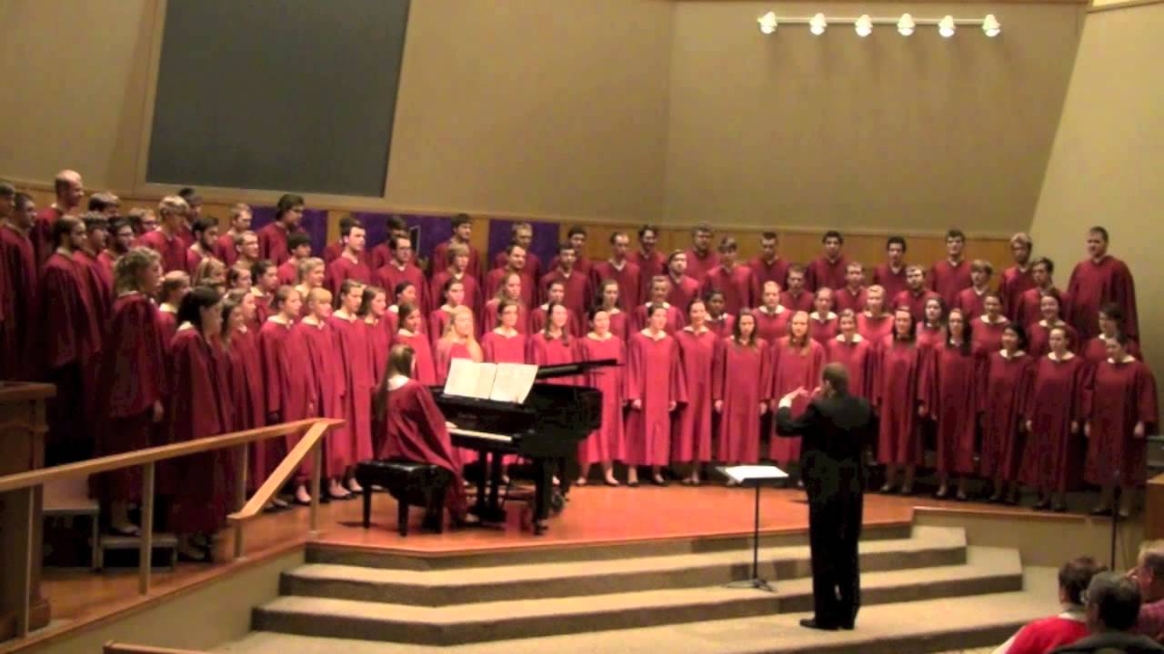 The Concordia Chapel Choir -I Lift Mine Eyes. Ren&eacute; Clausen