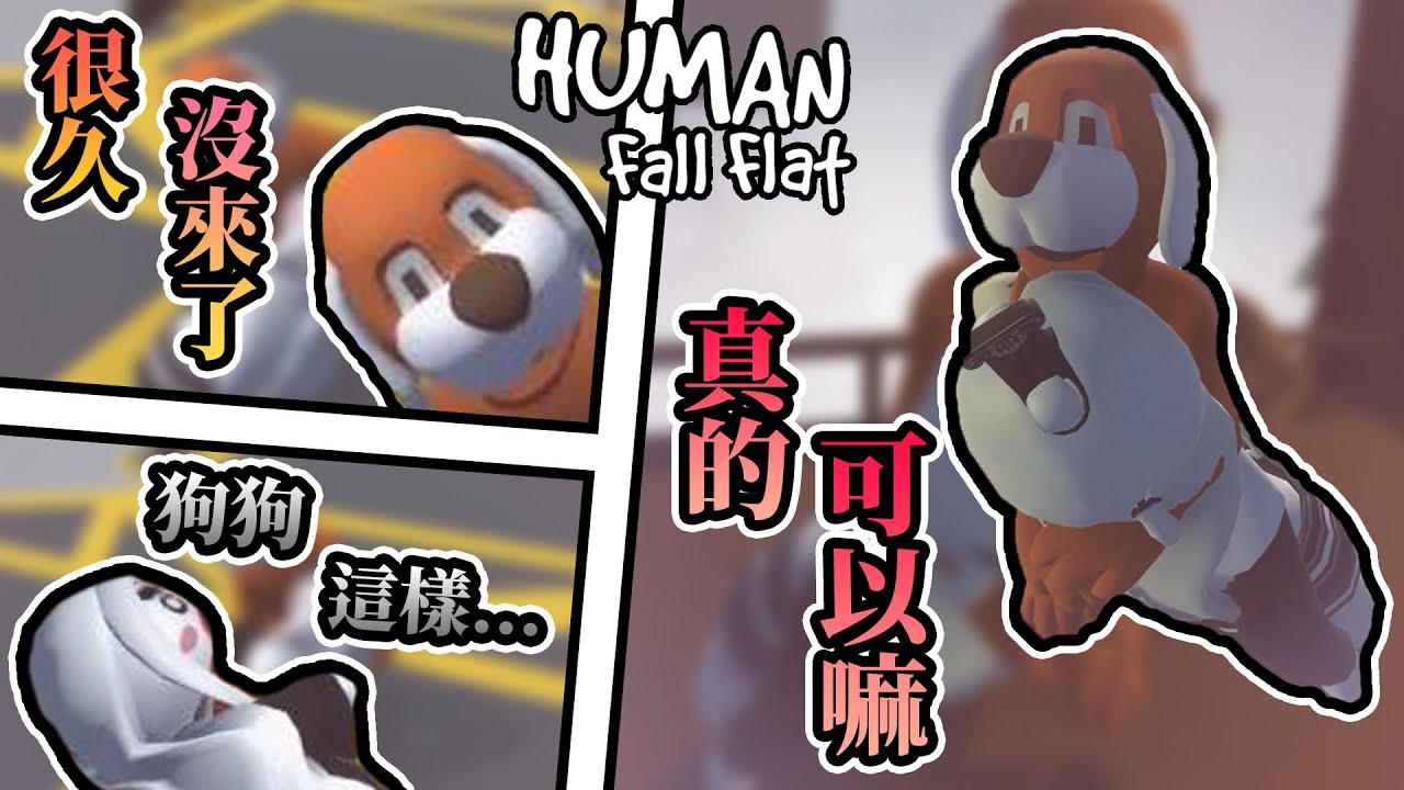 【週三Amigo】道姑與狗狗的禁忌之旅，這樣真的是可以的嘛 XD｜Human: Fall Flat 人類：一敗塗地 Ft.殞月、筱瑀、哈記、傑瑞、喵哈、繁星【熊貓團團】#台灣Vtype