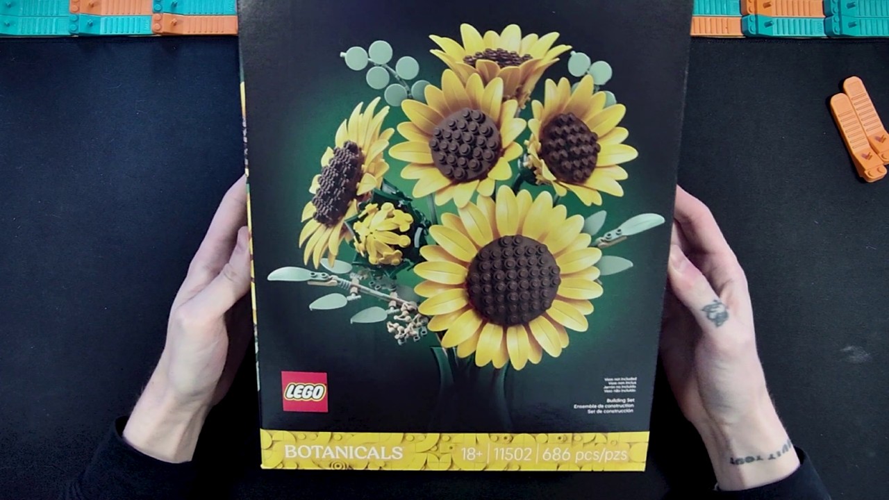 LEGO Botanicals «Букет подсолнухов» 11502: сборка и обзор! Предварительный обзор набора, релиз 1 ...