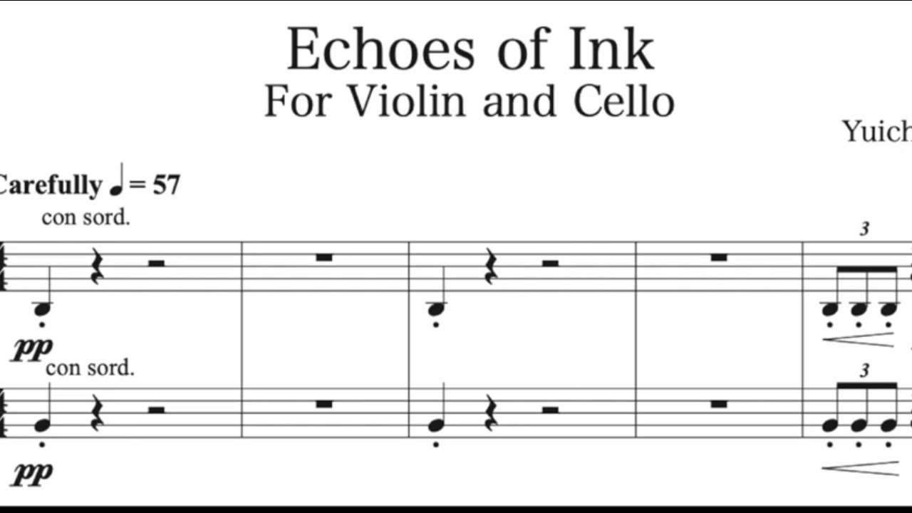 Yuichi - Echoes of Ink for Violin and Cello