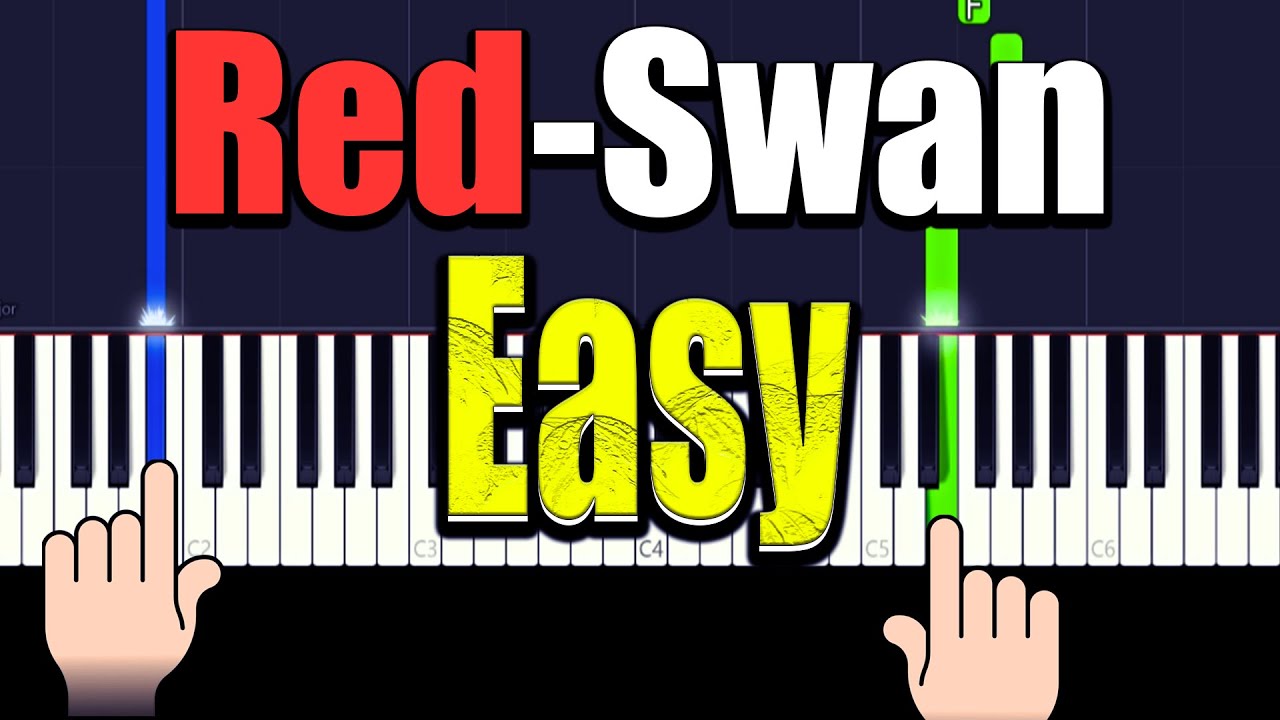 Red Swan  (Attack On Titan Season 3 OP 1) - Easy Piano Tutorial + Music Sheets