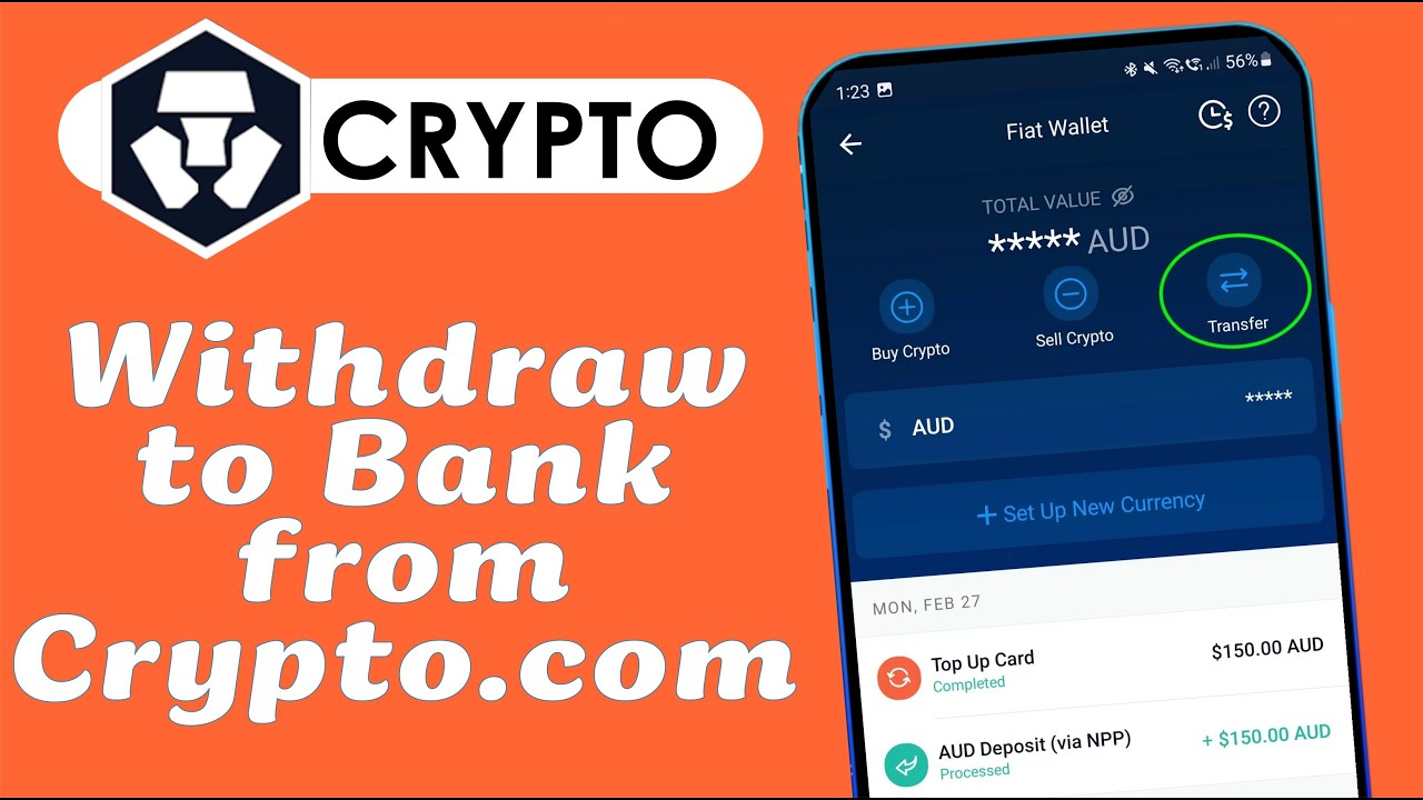 How to Withdraw Money from Crypto com to Bank Account