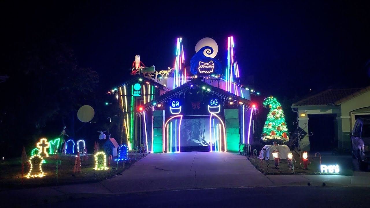 2020 Holiday Lights - The Nightmare Before Christmas
