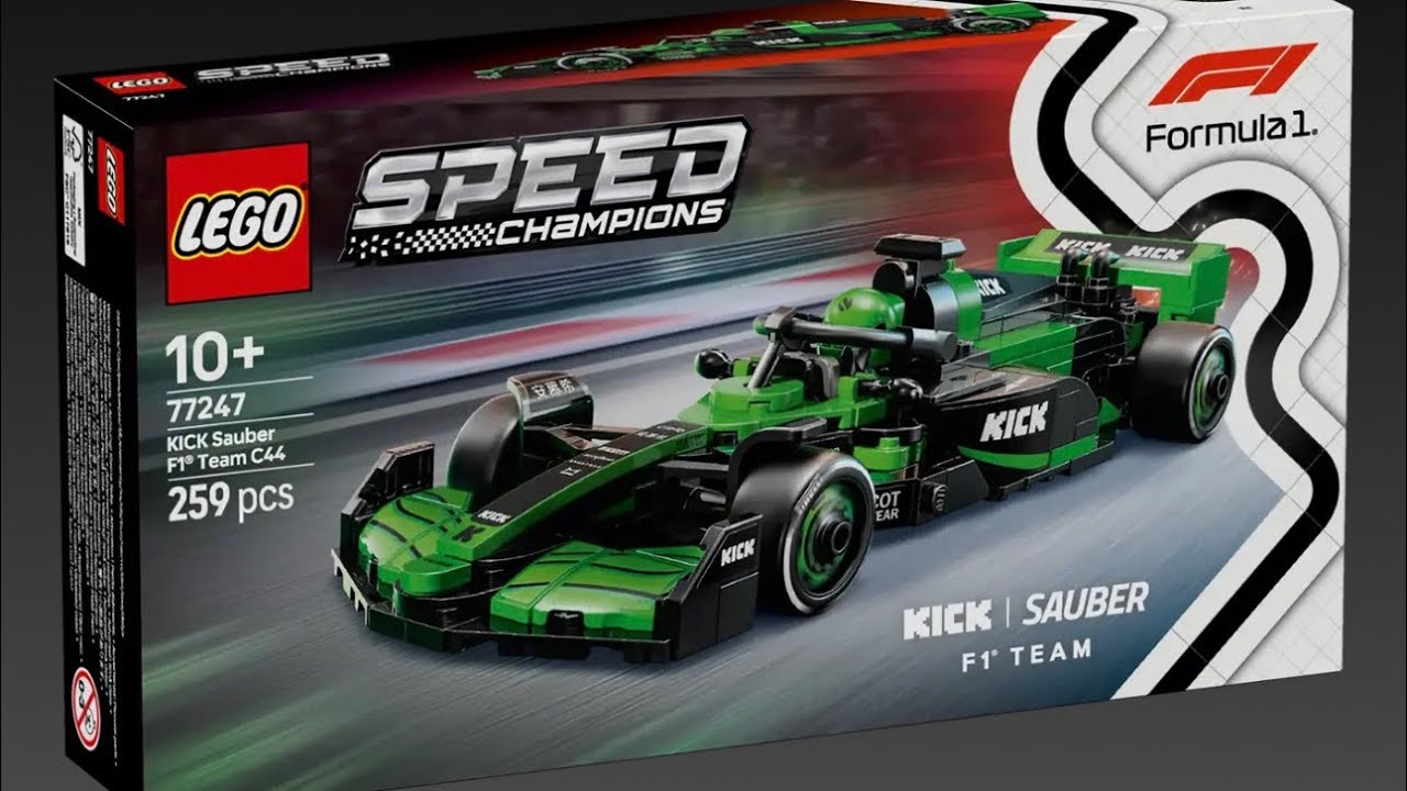 Building Kick Sauber C44 Lego / Set 77247 / 259pcs 10+ Speed Build 