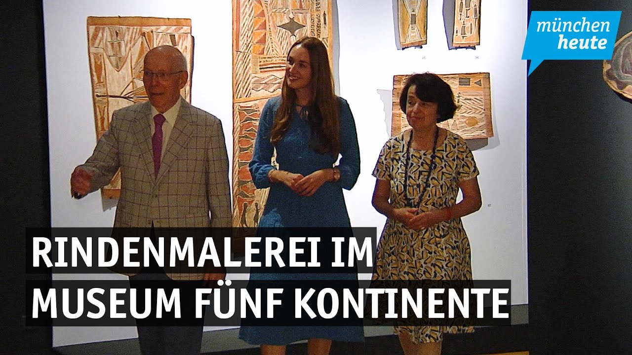 Rindenmalerei – Münchner Ehepaar schenkt dem Museum Fünf Kontinente beeindruckende Kunst-Sammlung